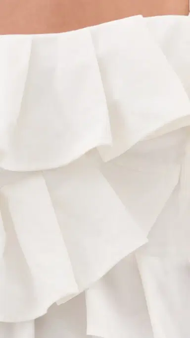 English Factory One Shoulder Ruffle Top White | Thumbnail 6 English Factory One Shoulder Ruffle Top White | Thumbnail 6