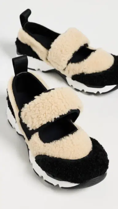 Marni Shearling Sneakers Beige/Black | Thumbnail 5 Marni Shearling Sneakers Beige/Black | Thumbnail 5