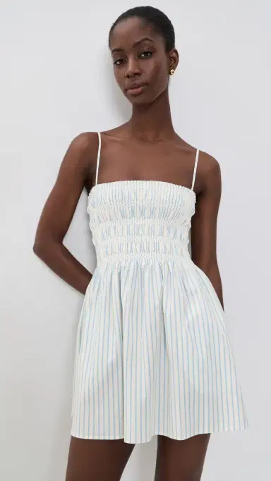Pistola ina Smocked Bodice Mini Dress Coast | Thumbnail 2 Pistola ina Smocked Bodice Mini Dress Coast | Thumbnail 2