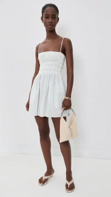 Pistola ina Smocked Bodice Mini Dress Coast | Thumbnail 5 Pistola ina Smocked Bodice Mini Dress Coast | Thumbnail 5