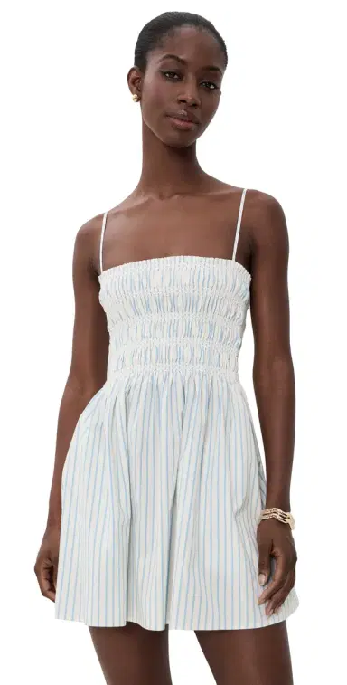 Pistola ina Smocked Bodice Mini Dress Coast | Thumbnail 1 Pistola ina Smocked Bodice Mini Dress Coast | Thumbnail 1
