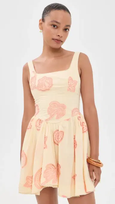 Agua Bendita Amonita Eyelet Mini Dress ulticolor | Thumbnail 2 Agua Bendita Amonita Eyelet Mini Dress ulticolor | Thumbnail 2