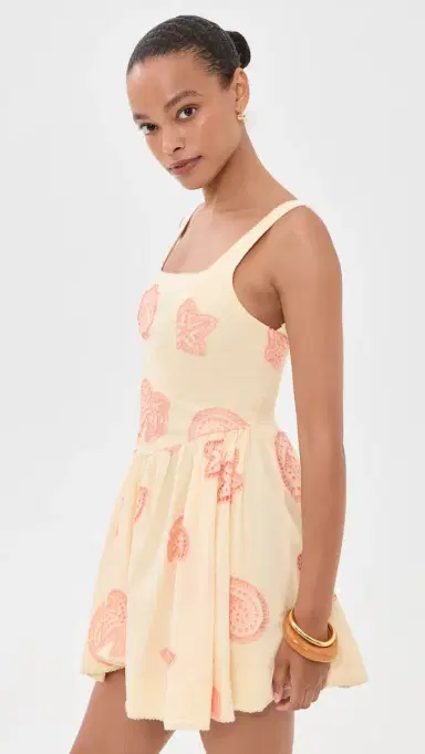 Agua Bendita Amonita Eyelet Mini Dress ulticolor | Thumbnail 4 Agua Bendita Amonita Eyelet Mini Dress ulticolor | Thumbnail 4