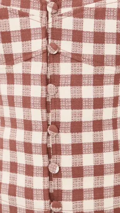 Hill House Home The Aiko Top Rust Gingham | Thumbnail 6 Hill House Home The Aiko Top Rust Gingham | Thumbnail 6