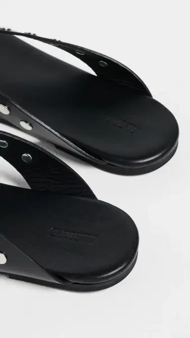 ALOHAS Ola Studs Black Leather Sandals Studs Black 36 | Thumbnail 4 ALOHAS Ola Studs Black Leather Sandals Studs Black 36 | Thumbnail 4