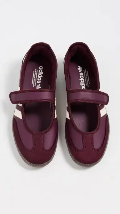 Adidas Samba Jane Shoes Maroon/Cream White/Gold Met 8 | Thumbnail 5 Adidas Samba Jane Shoes Maroon/Cream White/Gold Met 8 | Thumbnail 5