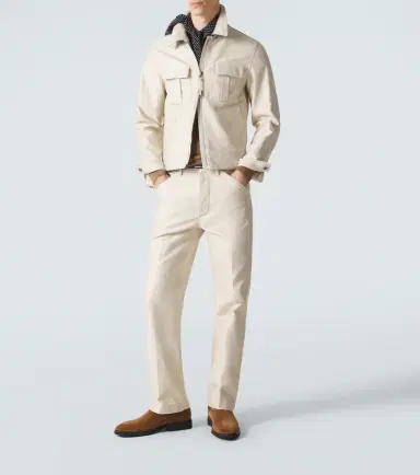 Tom Ford Cotton satin straight pants | Thumbnail 5 Tom Ford Cotton satin straight pants | Thumbnail 5