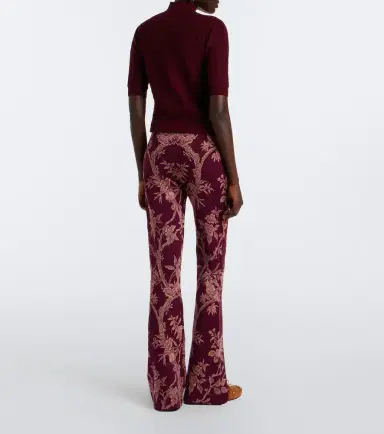 Etro Wool-blend jacquard flared pants | Thumbnail 3 Etro Wool-blend jacquard flared pants | Thumbnail 3