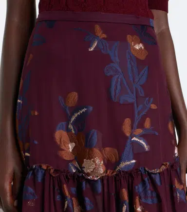 Etro Tiered silk-blend jacquard maxi skirt | Thumbnail 4 Etro Tiered silk-blend jacquard maxi skirt | Thumbnail 4