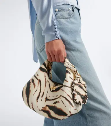 Ganni Mini zebra-printed top-handle bag | Thumbnail 5 Ganni Mini zebra-printed top-handle bag | Thumbnail 5