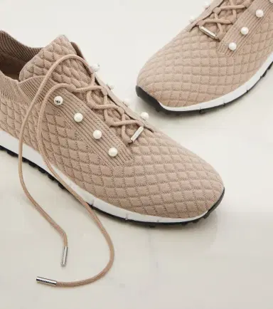 Jimmy Choo Veles faux pearls embellished sneakers | Thumbnail 3 Jimmy Choo Veles faux pearls embellished sneakers | Thumbnail 3