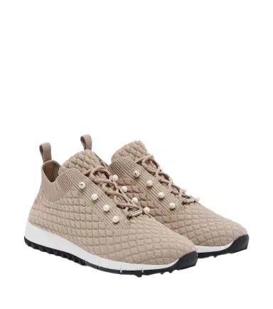 Jimmy Choo Veles faux pearls embellished sneakers | Thumbnail 1 Jimmy Choo Veles faux pearls embellished sneakers | Thumbnail 1