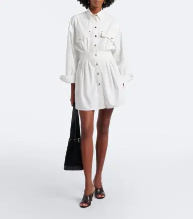 Versace Denim shirt dress | Thumbnail 3 Versace Denim shirt dress | Thumbnail 3