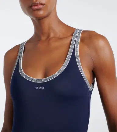 Versace Greca logo embroidered swimsuit | Thumbnail 3 Versace Greca logo embroidered swimsuit | Thumbnail 3