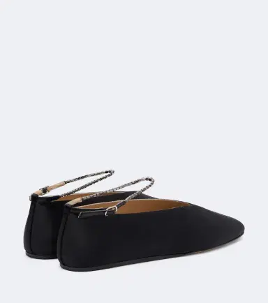 Le Monde Béryl Le Monde Béryl Olympia embellished satin ballet flats | Thumbnail 4 Le Monde Béryl Le Monde Béryl Olympia embellished satin ballet flats | Thumbnail 4