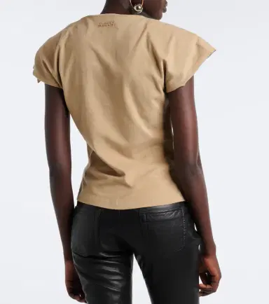 Isabel Marant Nadrine cotton jersey top | Thumbnail 2 Isabel Marant Nadrine cotton jersey top | Thumbnail 2