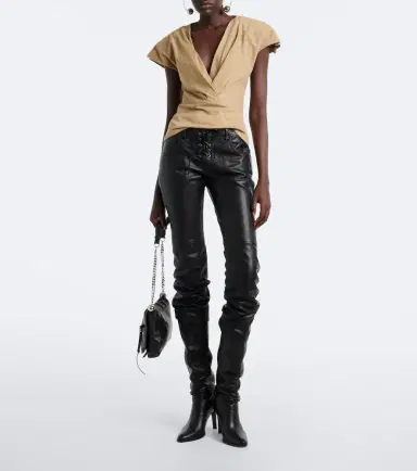 Isabel Marant Nadrine cotton jersey top | Thumbnail 4 Isabel Marant Nadrine cotton jersey top | Thumbnail 4