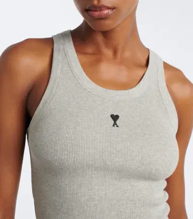 AMI PARIS Ami de Caur cotton jersey tank top | Thumbnail 2 AMI PARIS Ami de Caur cotton jersey tank top | Thumbnail 2