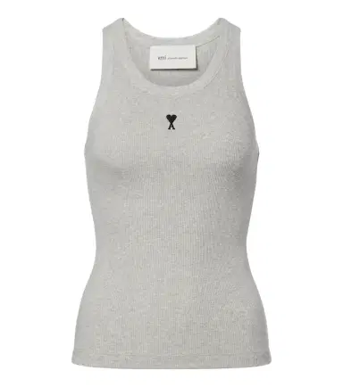 AMI PARIS Ami de Caur cotton jersey tank top | Thumbnail 1 AMI PARIS Ami de Caur cotton jersey tank top | Thumbnail 1