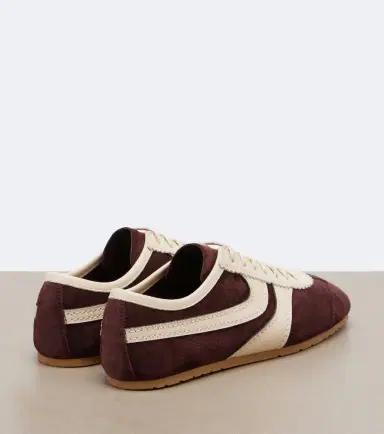 Dries Van Noten Leather-trimmed suede sneakers | Thumbnail 4 Dries Van Noten Leather-trimmed suede sneakers | Thumbnail 4