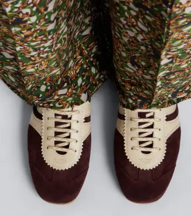 Dries Van Noten Leather-trimmed suede sneakers | Thumbnail 6 Dries Van Noten Leather-trimmed suede sneakers | Thumbnail 6