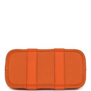 HERMÈS Hermes Garden Party Neo 23 "Bredies" Orange, Rose Sakura, Bleu Navy Togo and Swift Palladium Hardware | Thumbnail 6 HERMÈS Hermes Garden Party Neo 23 "Bredies" Orange, Rose Sakura, Bleu Navy Togo and Swift Palladium Hardware | Thumbnail 6