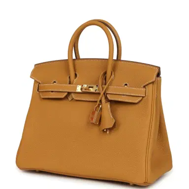 HERMÈS Hermes Birkin 25 Naturel Sable Togo Gold Hardware | Thumbnail 5 HERMÈS Hermes Birkin 25 Naturel Sable Togo Gold Hardware | Thumbnail 5