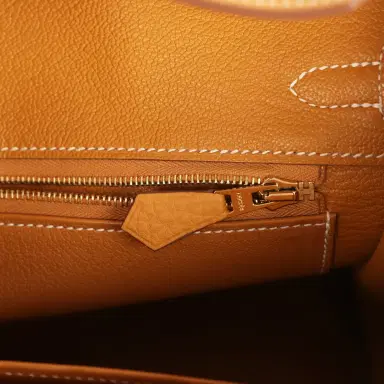 HERMÈS Hermes Birkin 25 Naturel Sable Togo Gold Hardware | Thumbnail 9 HERMÈS Hermes Birkin 25 Naturel Sable Togo Gold Hardware | Thumbnail 9