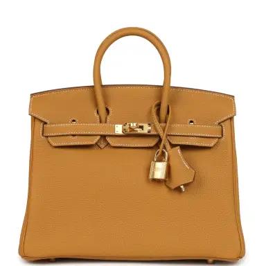 HERMÈS Hermes Birkin 25 Naturel Sable Togo Gold Hardware | Thumbnail 1 HERMÈS Hermes Birkin 25 Naturel Sable Togo Gold Hardware | Thumbnail 1