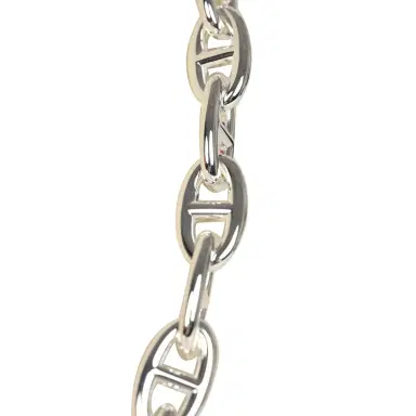 HERMÈS Hermes Chaine D'Ancre Necklace GM Sterling Silver | Thumbnail 3 HERMÈS Hermes Chaine D'Ancre Necklace GM Sterling Silver | Thumbnail 3