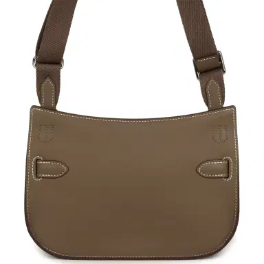 HERMÈS Hermes Jypsiere Mini Etoupe Swift Palladium Hardware | Thumbnail 4 HERMÈS Hermes Jypsiere Mini Etoupe Swift Palladium Hardware | Thumbnail 4