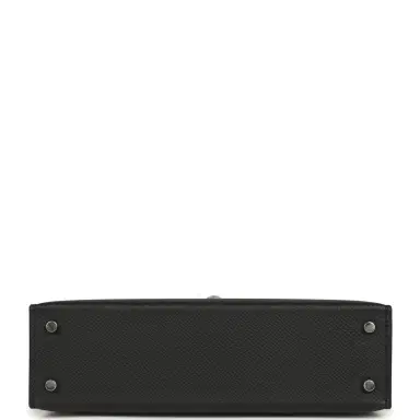 HERMÈS Hermes Kelly Sellier 20 Black Epsom Palladium Hardware | Thumbnail 6 HERMÈS Hermes Kelly Sellier 20 Black Epsom Palladium Hardware | Thumbnail 6