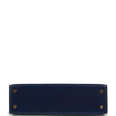 HERMÈS Hermes Kelly Sellier 20 Bleu Saphir Box Gold Hardware | Thumbnail 6 HERMÈS Hermes Kelly Sellier 20 Bleu Saphir Box Gold Hardware | Thumbnail 6
