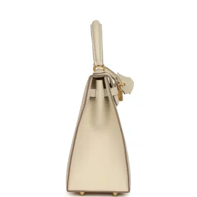 HERMÈS Hermes Kelly Sellier 25 Craie Epsom Gold Hardware | Thumbnail 3 HERMÈS Hermes Kelly Sellier 25 Craie Epsom Gold Hardware | Thumbnail 3