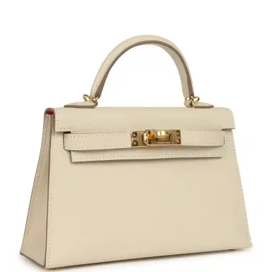 HERMÈS Hermes Special Order (HSS) Kelly Sellier 20 Craie Verso Epsom Gold Hardware | Thumbnail 2 HERMÈS Hermes Special Order (HSS) Kelly Sellier 20 Craie Verso Epsom Gold Hardware | Thumbnail 2