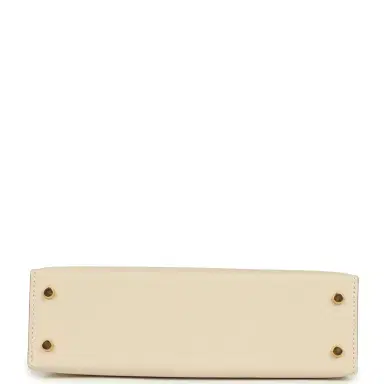 HERMÈS Hermes Special Order (HSS) Kelly Sellier 20 Craie Verso Epsom Gold Hardware | Thumbnail 6 HERMÈS Hermes Special Order (HSS) Kelly Sellier 20 Craie Verso Epsom Gold Hardware | Thumbnail 6