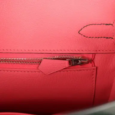 HERMÈS Pre-owned Hermes "Patchwork" Birkin 30 Vert Titien, Vert Fonce, Malachite, Emeraude Chevre Mysore, Clemence, Shiny Porosus Crocodile, Epsom, Swift, Box Palladium Hardware | Thumbnail 9 HERMÈS Pre-owned Hermes "Patchwork" Birkin 30 Vert Titien, Vert Fonce, Malachite, Emeraude Chevre Mysore, Clemence, Shiny Porosus Crocodile, Epsom, Swift, Box Palladium Hardware | Thumbnail 9