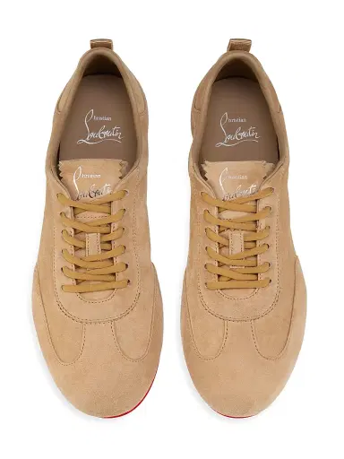 Christian Louboutin Women's Eleonora Flex Suede Sneakers | Thumbnail 4 Christian Louboutin Women's Eleonora Flex Suede Sneakers | Thumbnail 4