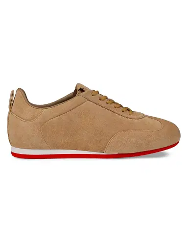 Christian Louboutin Women's Eleonora Flex Suede Sneakers | Thumbnail 1 Christian Louboutin Women's Eleonora Flex Suede Sneakers | Thumbnail 1