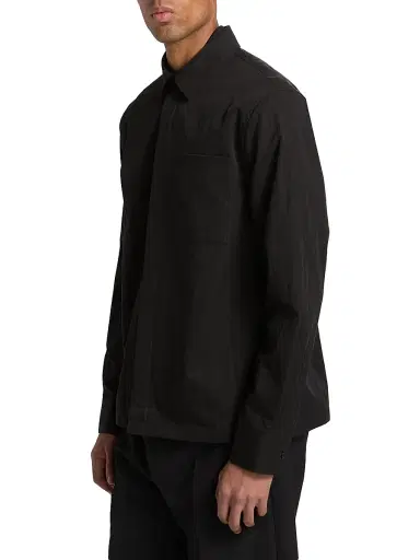 Vince Men's Patch Pocket Cotton-Blend Shirt Jacket - Black - Size XXL | Thumbnail 4 Vince Men's Patch Pocket Cotton-Blend Shirt Jacket - Black - Size XXL | Thumbnail 4