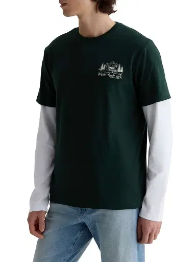 AG Jeans Men's Bryce California Road Trip Crewneck T-Shirt - California Road Trip | Thumbnail 4 AG Jeans Men's Bryce California Road Trip Crewneck T-Shirt - California Road Trip | Thumbnail 4