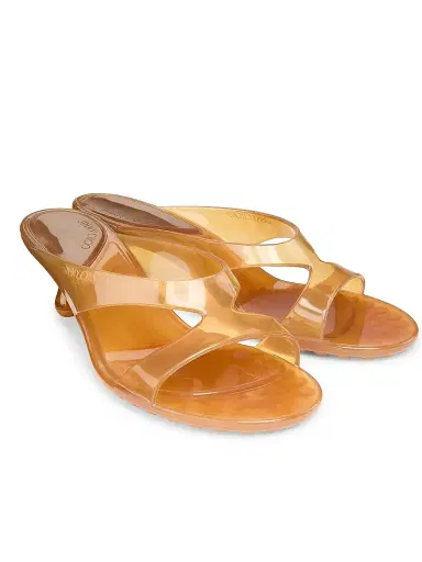Jimmy Choo Women's Jelly Drop 50MM Sandals - Amber | Thumbnail 2 Jimmy Choo Women's Jelly Drop 50MM Sandals - Amber | Thumbnail 2