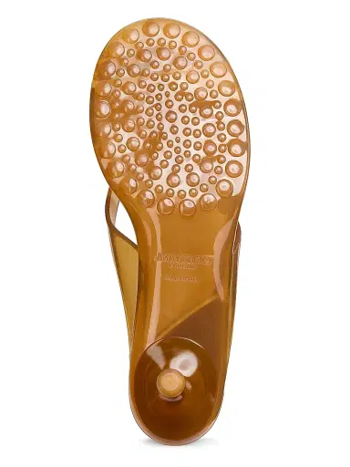 Jimmy Choo Women's Jelly Drop 50MM Sandals - Amber | Thumbnail 5 Jimmy Choo Women's Jelly Drop 50MM Sandals - Amber | Thumbnail 5