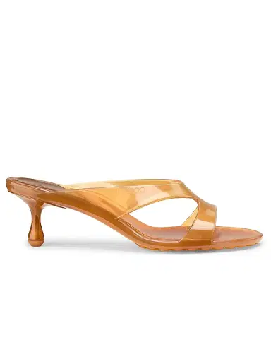 Jimmy Choo Women's Jelly Drop 50MM Sandals - Amber | Thumbnail 1 Jimmy Choo Women's Jelly Drop 50MM Sandals - Amber | Thumbnail 1