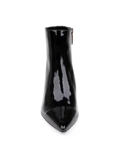L'Agence Women's Lilly 75MM Patent Leather Ankle Boots - Black Patent - Size 9 | Thumbnail 4 L'Agence Women's Lilly 75MM Patent Leather Ankle Boots - Black Patent - Size 9 | Thumbnail 4