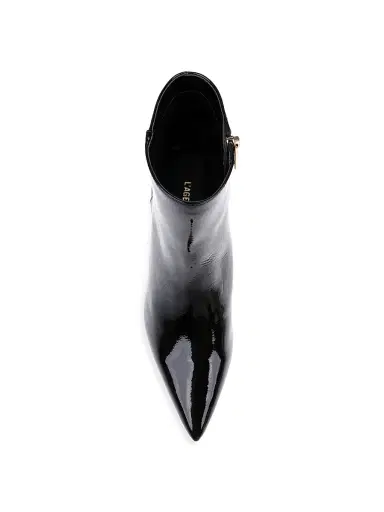 L'Agence Women's Lilly 75MM Patent Leather Ankle Boots - Black Patent - Size 9 | Thumbnail 5 L'Agence Women's Lilly 75MM Patent Leather Ankle Boots - Black Patent - Size 9 | Thumbnail 5