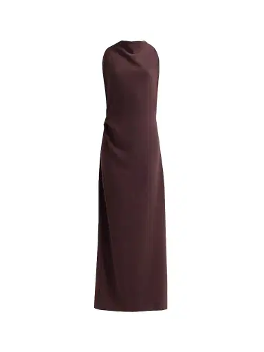 Proenza Schouler Women's Selena Double-Face Crepe Maxi Dress - Dark Brown | Thumbnail 1 Proenza Schouler Women's Selena Double-Face Crepe Maxi Dress - Dark Brown | Thumbnail 1