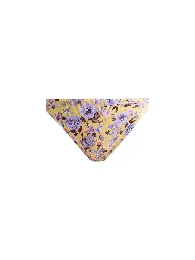PatBo Women's Peony Print High-Waisted Bikini Bottom - Yellow - Size XS | Thumbnail 1 PatBo Women's Peony Print High-Waisted Bikini Bottom - Yellow - Size XS | Thumbnail 1