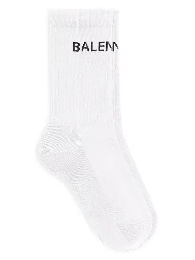 Balenciaga Women's Socks - White Black | Thumbnail 1 Balenciaga Women's Socks - White Black | Thumbnail 1