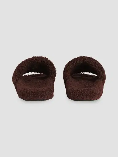 Balenciaga Men's Furry Slide Sandals - Brown | Thumbnail 3 Balenciaga Men's Furry Slide Sandals - Brown | Thumbnail 3